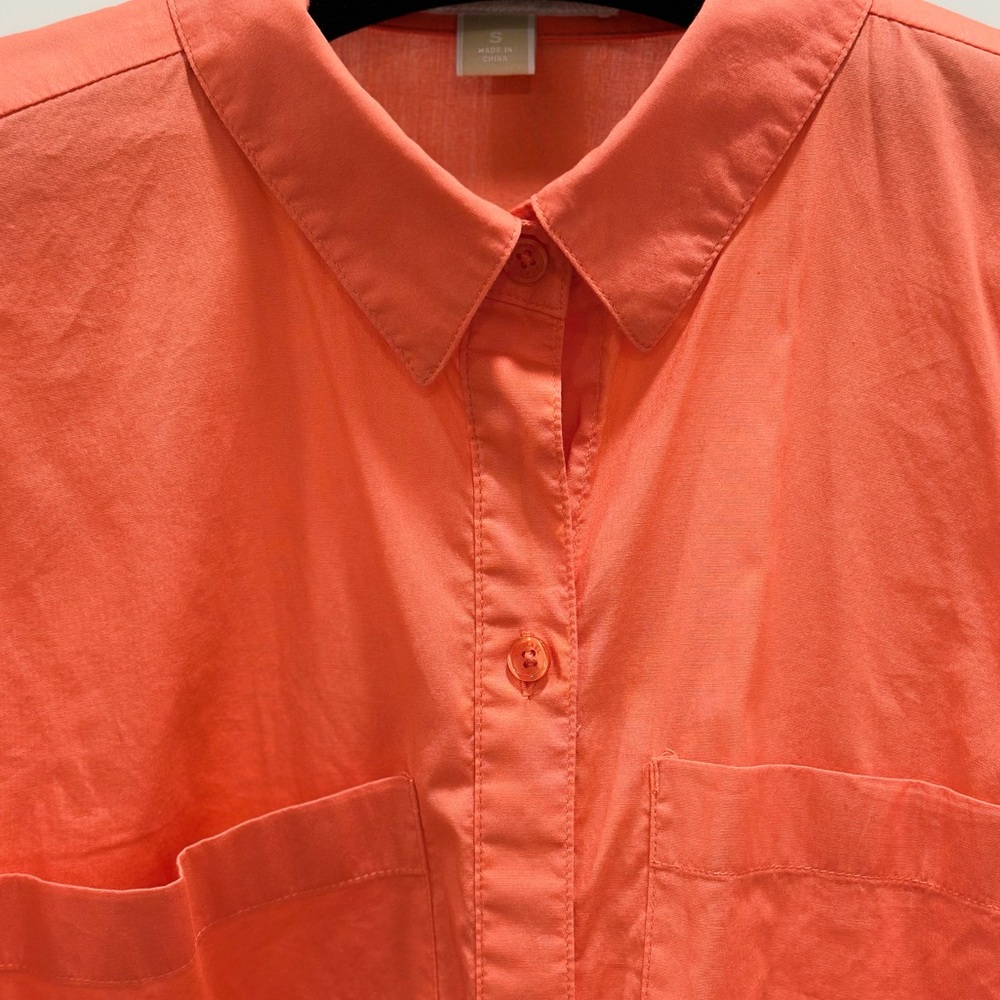 Michael Kors Women's long coral shirt